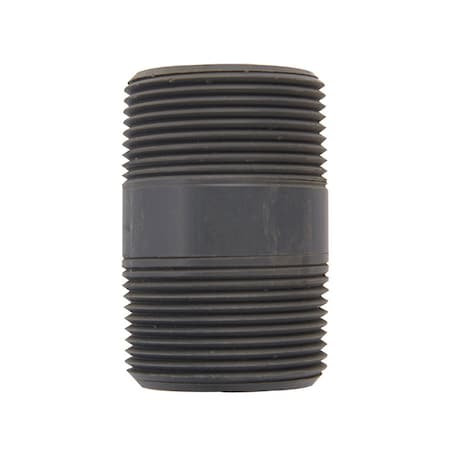 B & K B&K Schedule 80 1-1/4 in. MIP X 1-1/4 in. D MIP PVC 2-1/2 in. Nipple 1 pk 506-025